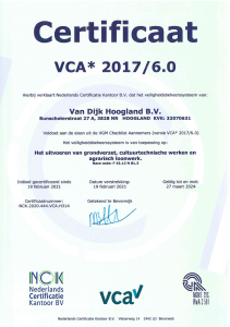 VCA Certificaat 19-02-2021 t/m 27-03-2024